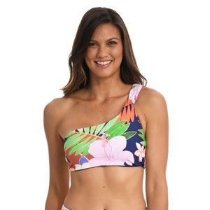 La Blanca Reversible One Shoulder Top- In the Tropics